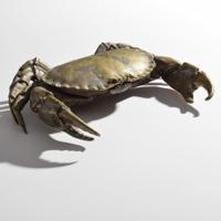 Bronze Articulated Life-size Crab Inkwell, Manner of Wesley Trippett - Sold for $1,250 on 08-20-2020 (Lot 125).jpg